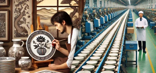 Porcelana Artesanal vs. Porcelana Industrial: ¿Vale la Pena Pagar Más?